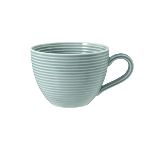 Seltmann Weiden BEAT Color Glaze Kaffeeobertasse 0,26 l mit Relief , arktisblau