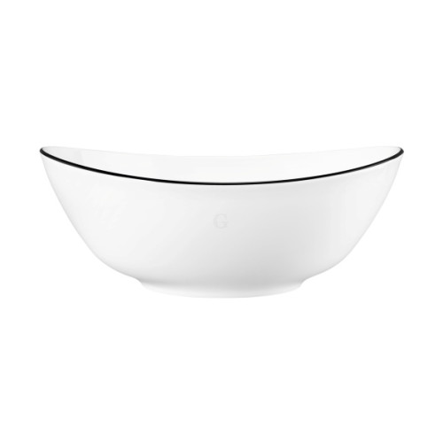 Seltmann Weiden MODERN LIFE Black Line Suppenschale oval 25,5 cm