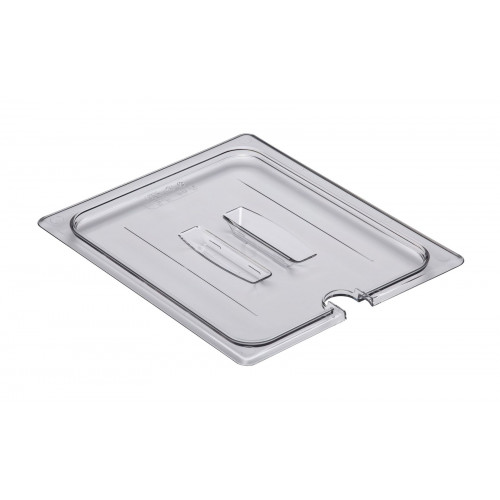 Cambro Camwear® Deckel mit Kerbe und Griff für GastroNorm-Behälter GN 1/2