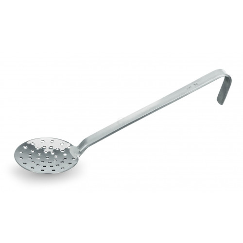 WAS Schaumlöffel Kitchen Tool 2085 Ø 10 cm 21 cm Perforation Ø 4 mm Chromnickelstahl
