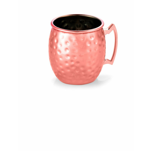 WAS Moscow Mule Becher 0,414 Liter gehämmert,Kupferoptik
