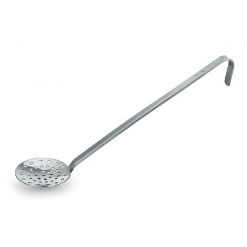 WAS Schaumlöffel Kitchen Tool 2085 Ø 14 cm 38 cm Perforation Ø 4 mm Chromnickelstahl