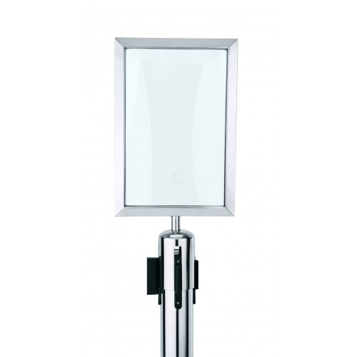 WAS Schilderhalter Ecoflex DIN A4 21,5 x 0,5 x 30,5cm silberfarben Edelstahl
