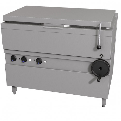 MKN Optima 700 Elektro Kippbratpfanne 3/1 GN Handkippung, Dw. Deckel & Powerblock