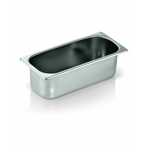 WAS Eisbehälter 36 x 16,5 x 12 cm Chromnickelstahl