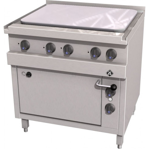 MKN Optima 700 Elektro Herd Großkochfelder 4 hartverchromt mit E-Backofen 1 1/2 GN