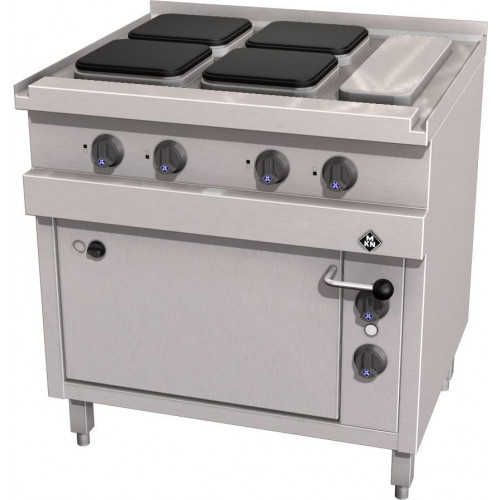 MKN Optima 700 Elektro Herd 4 Platten mit E-Backofen