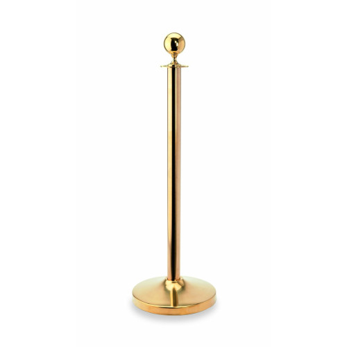 WAS Abgrenzungspfosten Classic Kugel goldfarben Edelstahl