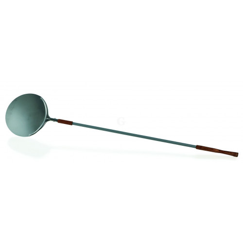 WAS Pizzaschaufel 200 cm Schaufel Ø 40 cm beweglicher Holzgriff Aluminium/Holz