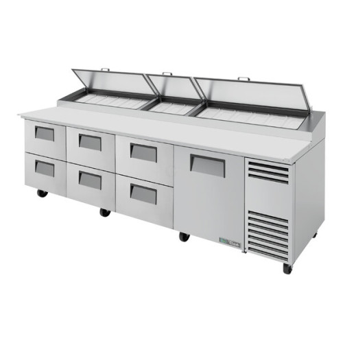 TRUE Pizzatisch / Zubereitungstisch TPP AT 119D 6 HC