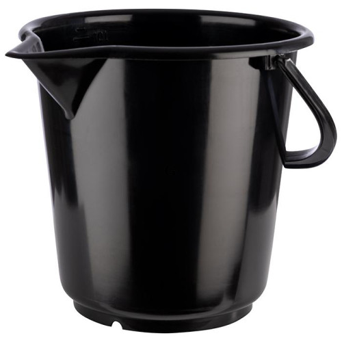 APS  Eimer mit Ausgießer, 10,5 l schwarz