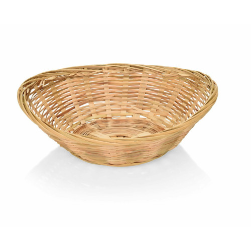 WAS 12 x Tischkorb 27 x 21 x 8 cm Bambus