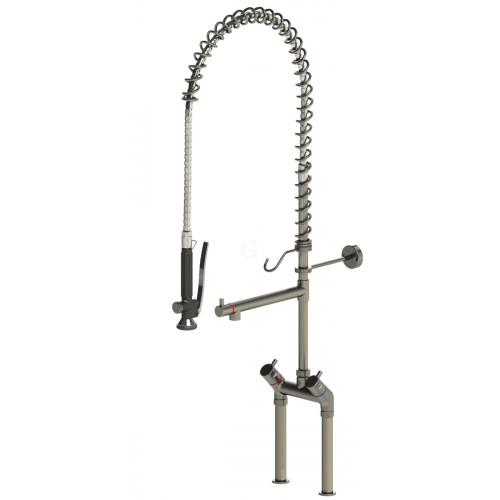 Echtermann CLASSIC CLEAN Schlauchpendelbrause mit Schwenkauslauf, 1250mm