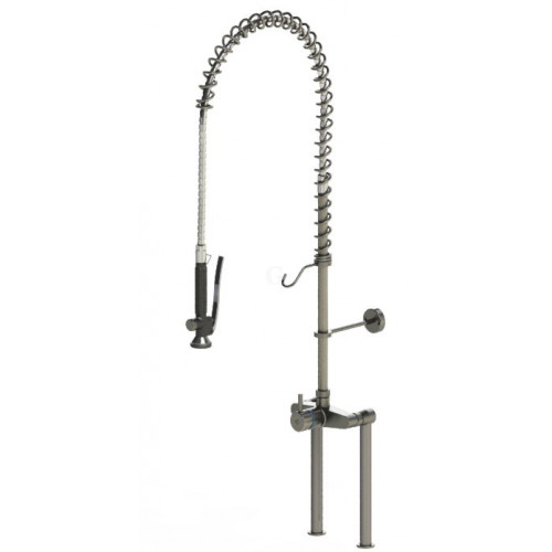 Echtermann TOP CLEAN Geschirrspülbrause mit Spültisch-Einhebelmischer, 1250mm LEED