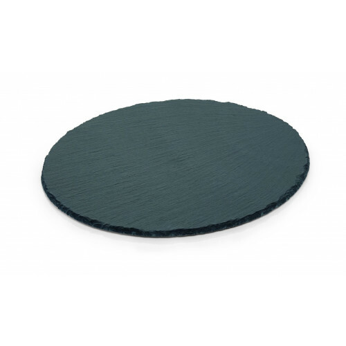 WAS Naturschieferplatte Natural Slate Ø 30 cm