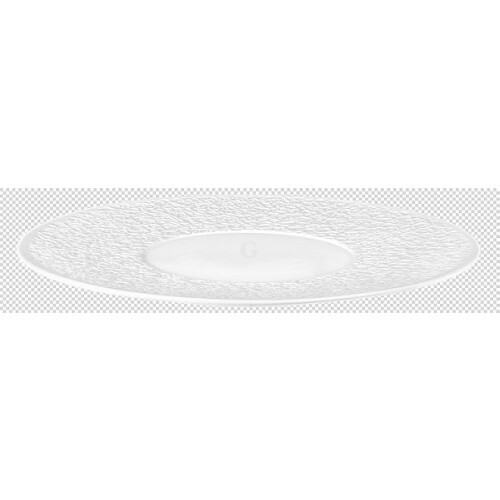 Seltmann Weiden NORI Teller flach 33 cm Relief breit, weiß
