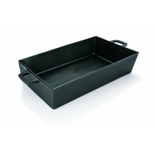WAS Bräter mit 2 angegossenen Seitengriffen 52 x 31 x 15 cm Gusseisen