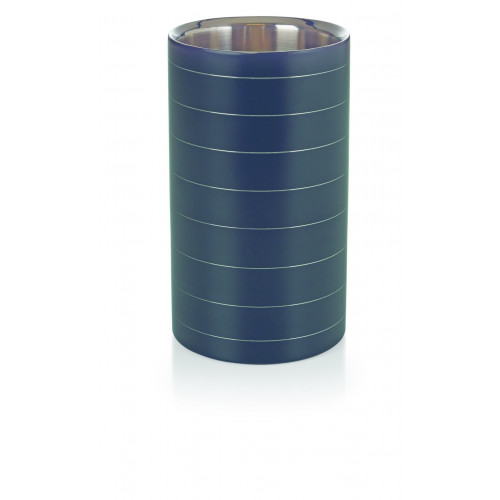 WAS Flaschenkühler pulverbeschichtet schwarz Ø 11,5 cm Edelstahl