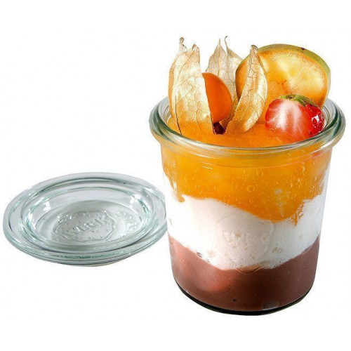 APS Weck-Glas mit Deckel Set 24-teilig 140 ml