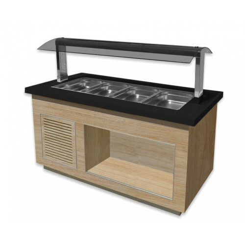 SARO Heißes Buffet für 4x 1/1 GN, Modell Premium Line S
