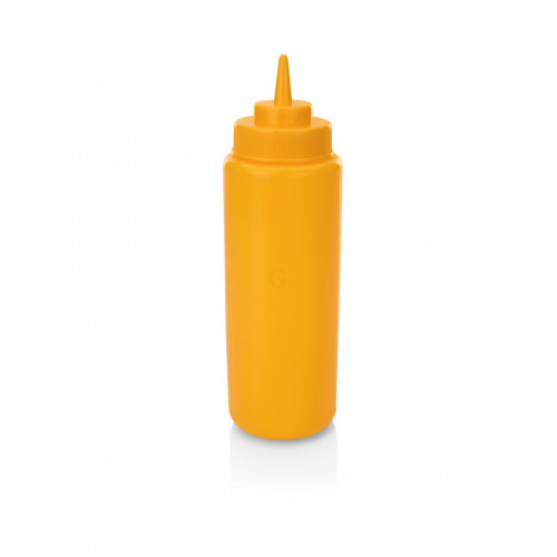 WAS Quetschflasche Ø 8 cm 0,95 Liter gelb Polyethylen