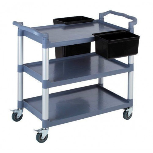 APS Servier-/ Transportwagen grau 108 x 50 x 96 cm
