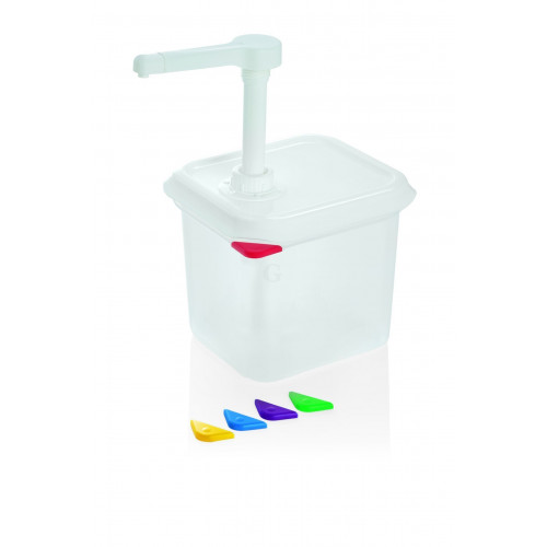 WAS GN Saucenspender 1/6 2,6 Liter Polypropylen
