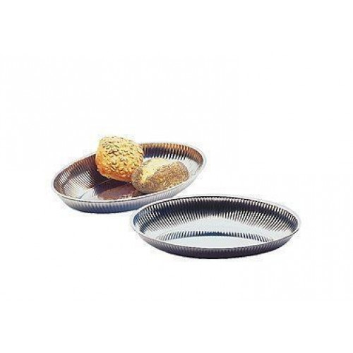 APS Edelstahlschale oval 31x21x4,5 cm