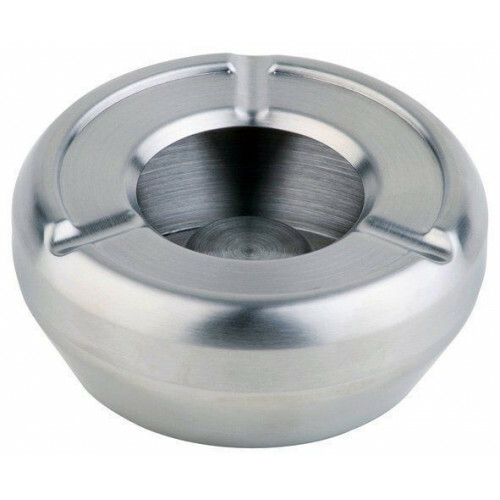 APS Aschenbecher Edelstahl Windschutzdeckel 12 cm