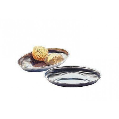 APS Edelstahlschale oval 26,5x18,5x4 cm