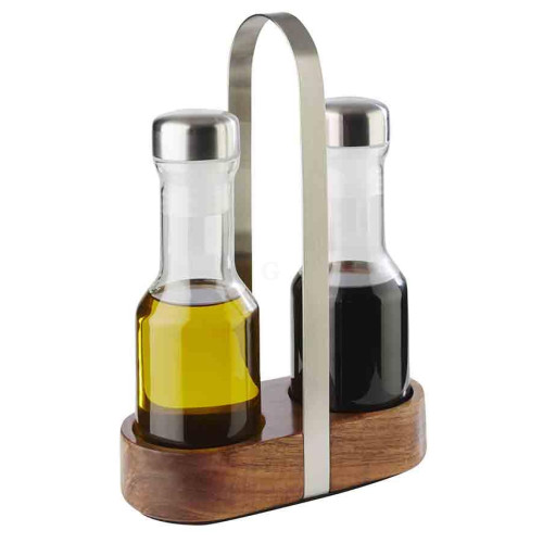 APS Essig- & Öl-Menage WOOD