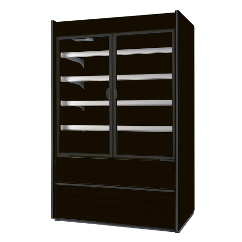 NordCap Wandkühlregal ALASKA 100 SLIM ENERGY DR BLACK
