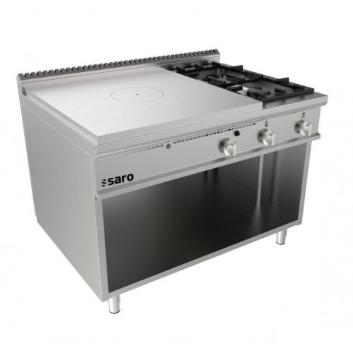 SARO Glühplattenherd offener Unterbau +2 Brenner Modell