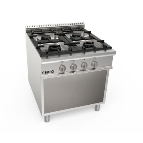SARO Gasherd offener Unterbau 4 Brenner Modell LQ / CUG