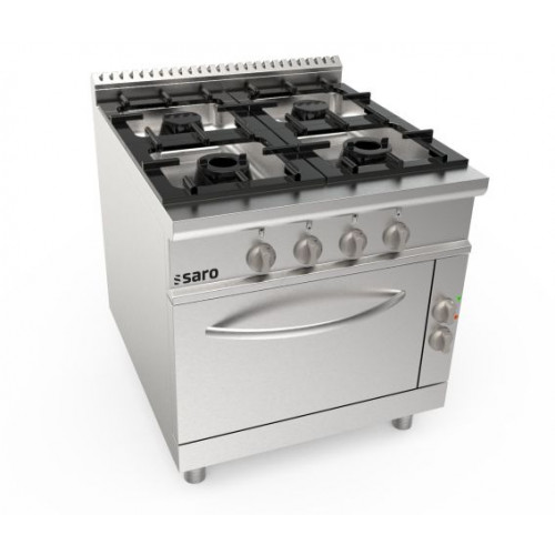SARO Gasherd +Elektroofen 4 Brenner Modell LQ / CUG4NE