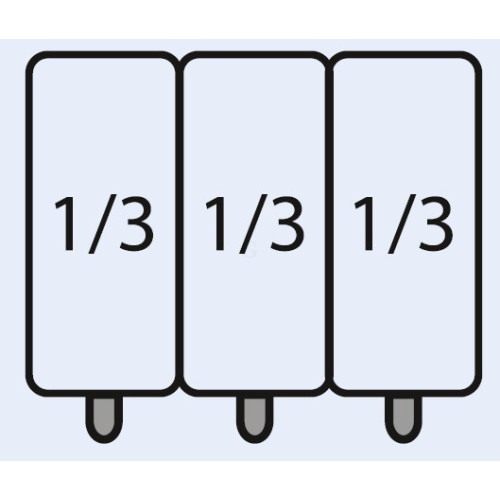 SARO  Nudelkorbset: 3 x 1/3 GN