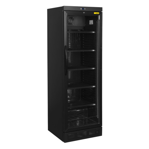 NordCap Glastürkühlschrank KU 385 G II BLACK