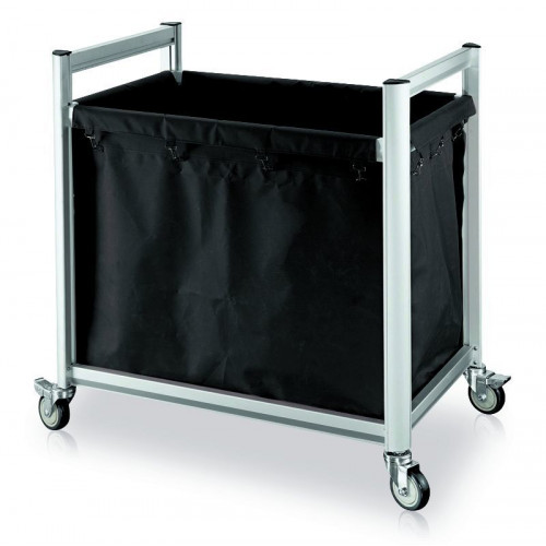 WAS Wäschewagen 94 x 65 x 105 cm Aluminium/Polyester