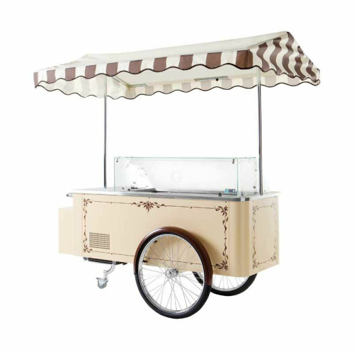 NordCap Speiseeiswagen CARRETTINO BRAUN