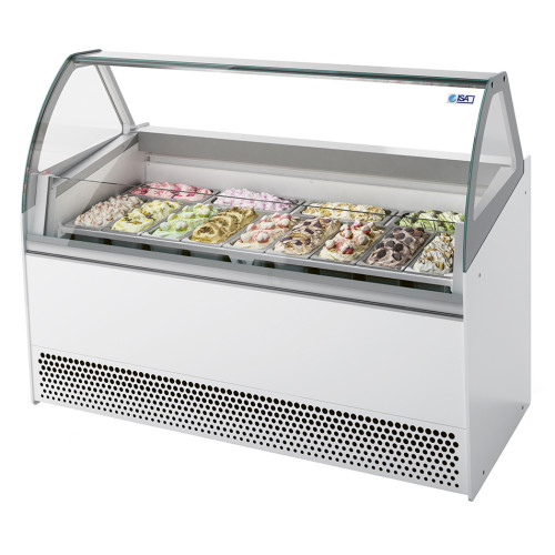 NordCap Speiseeisvitrine BERMUDA VIEW LX 10 UM