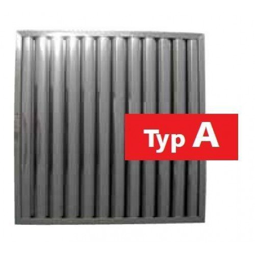 Dunstabzugshaube Edelstahl Flammschutzfilter Umbausatz für höheren Luftdurchlass 500x400x40 mm