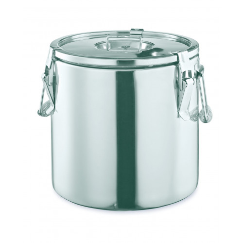 WAS Thermospeisetransportbehälter 31 Liter Ø 41 cm Chromnickelstahl