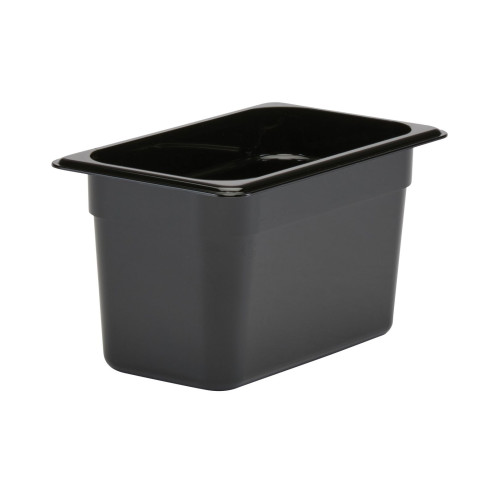 Schwarz CAMBRO GastroNorm-Behälter GN 1/4 3,7 Liter 