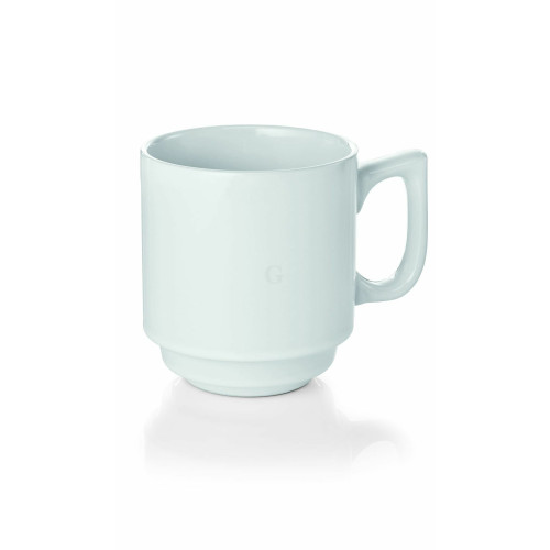 WAS 6 Becher 0,25 Liter Porzellan