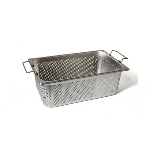 Rieber GastroNorm-Behälter GN 1/1 - 190 mm gelocht mit Stapelklappgriff