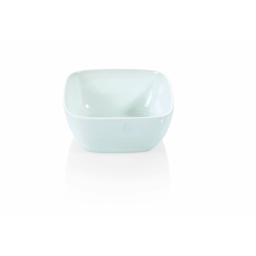 WAS 4 Stk. Schale 2 Liter 20 x 20 x 8,5 cm Porzellan