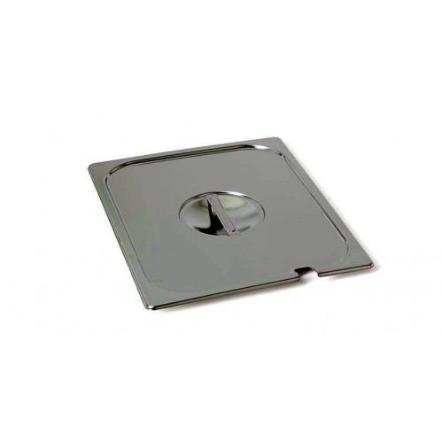 Rieber GastroNorm-Behälter GN 1/2 Flachdeckel mit Löffel-Ausschnitt