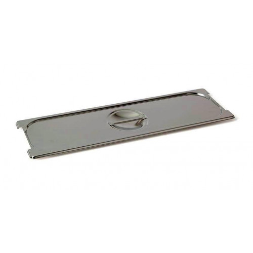 Rieber GastroNorm-Behälter GN 2/4 Flachdeckel mit Griff Ausschnitt