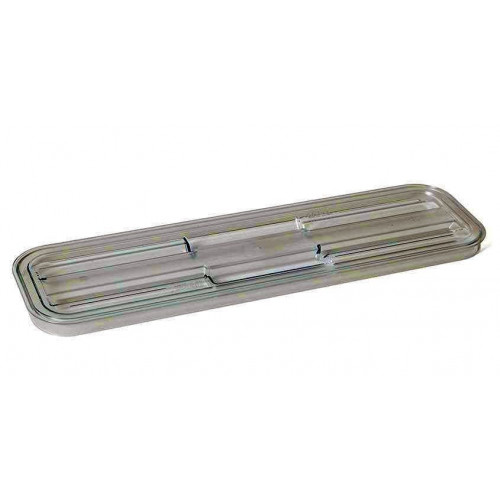 Rieber GastroNorm-Behälter GN 2/4 Flachdeckel transparent