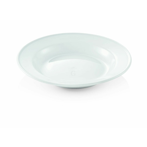 WAS 6 Stk. Teller flach Ø 23 cm Porzellan